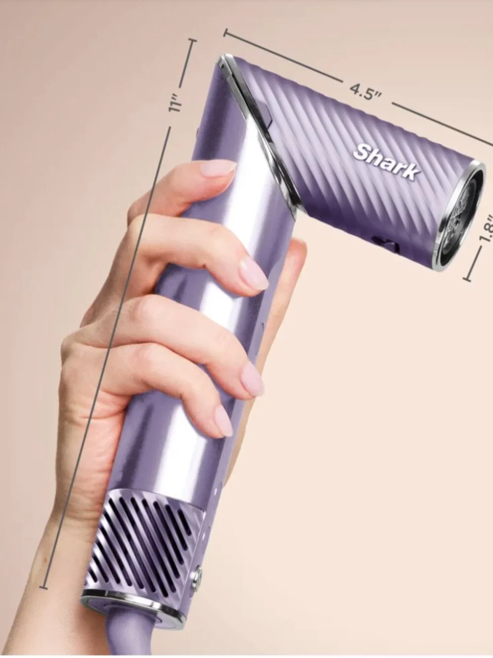 NEW Shark FlexStyle IonCurl Hair Styler in Lilac